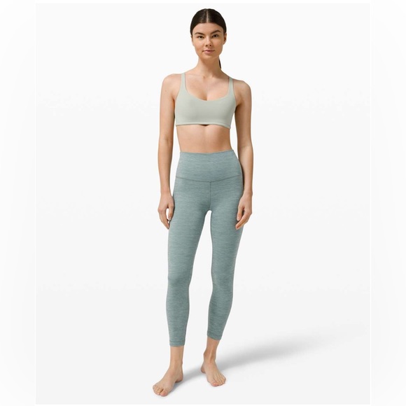 Lululemon Align Pant 25" in Heathered Tidewater Teal Size 2 - Picture 1 of 7